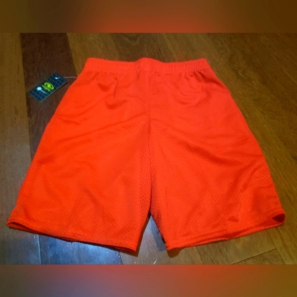 Athletic Works Other - Athletic Works Mesh Shorts Boys Size Large  (10-12) Orange NWT